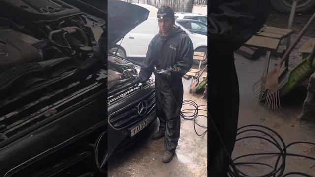 Мойка радиаторов .Мерседес W213.
