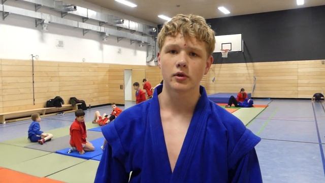 Самбо в Берлине Тренер Андрей Герцен и его ученик самб