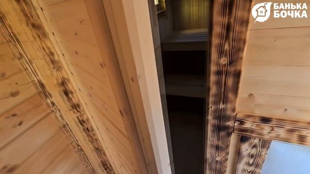 #ОБЗОР#Брусовая баня 5 м #баня бочка