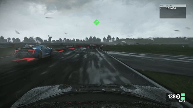 Project CARS W Motors Lykan Hyper Sport (PC 1080p) дождь смотреть онлайн