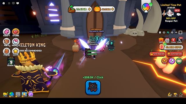 КАК ПРОКАЧАТЬСЯ В ИВЕНТЕ И ПОЛУЧИТЬ ТОП ПЕТА В Pull A Sword - смотреть онлайн