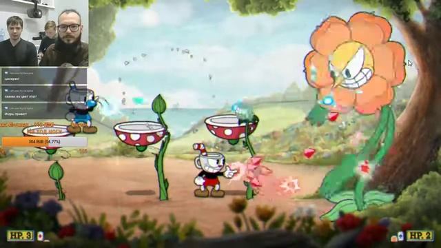 Cuphead. 2 стрим