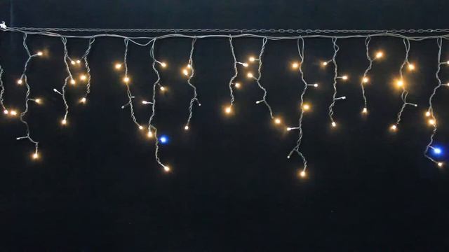 Вулична світлодіодна гірлянда Бахрома 204LED Тепло-Біла, смотреть онлайн