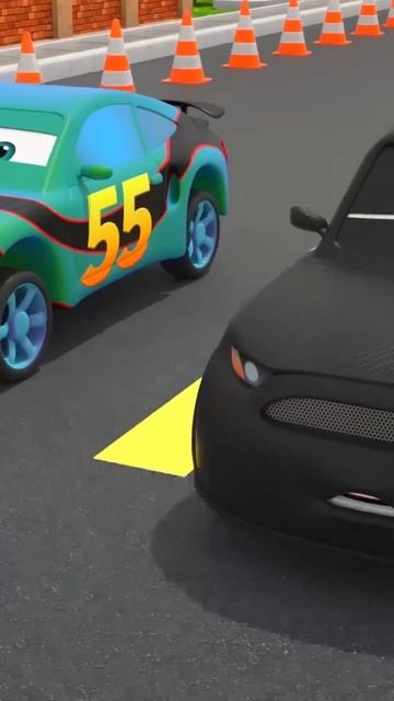 Мультики про МАШИНКИ 🚘 Эвакуатор и Красная гоночная ? смотреть онлайн