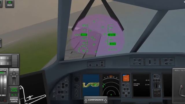 Как приводнить самолет в Turboprop Flight Simulator. смотреть онлайн
