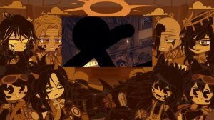 🖤Батдр реагируют на |✒️ Stickman vs Bendy and the Dark Revival Chapter 2  An