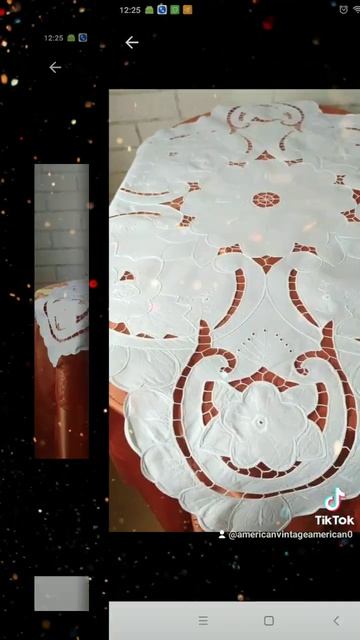 вышивка ришелье. строгая красота для белых изделий.#ри