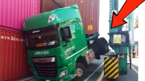 Неудачные и необычные случаи на дороге с дальнобойщиками и грузовиками №33