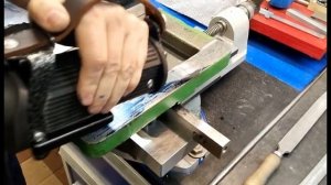 Шабер электро из пилы