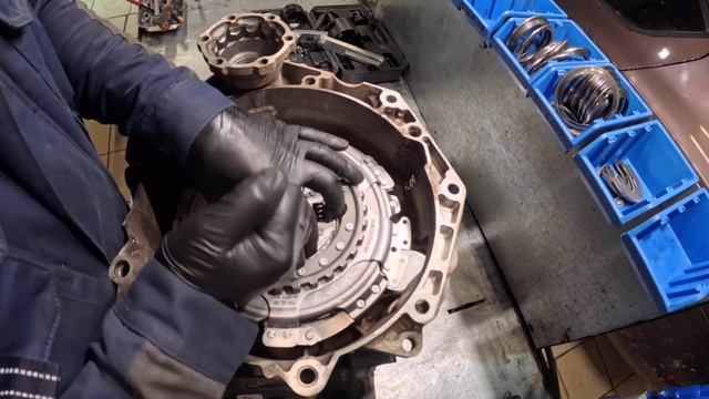 Шкода Октавия, сухая DSG7 (DQ200). Замена сцепления и платы ? смотреть онлайн