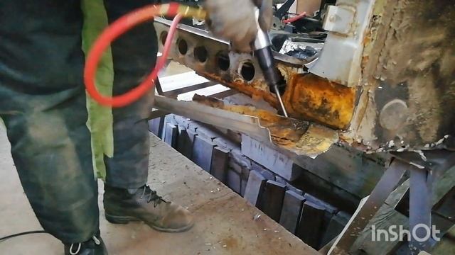 замена порога ваз 21099