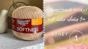 СП «А лето цвета 3». Первый отчет | Старты: кардиган «Малинка» и футболка «Бохо» | #свойклубок