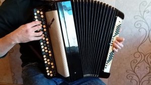 Баян тульский Терка с полным  диапазоном. Звучание.