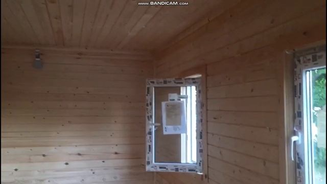 Деревянный мини-дом 15 м. кв.