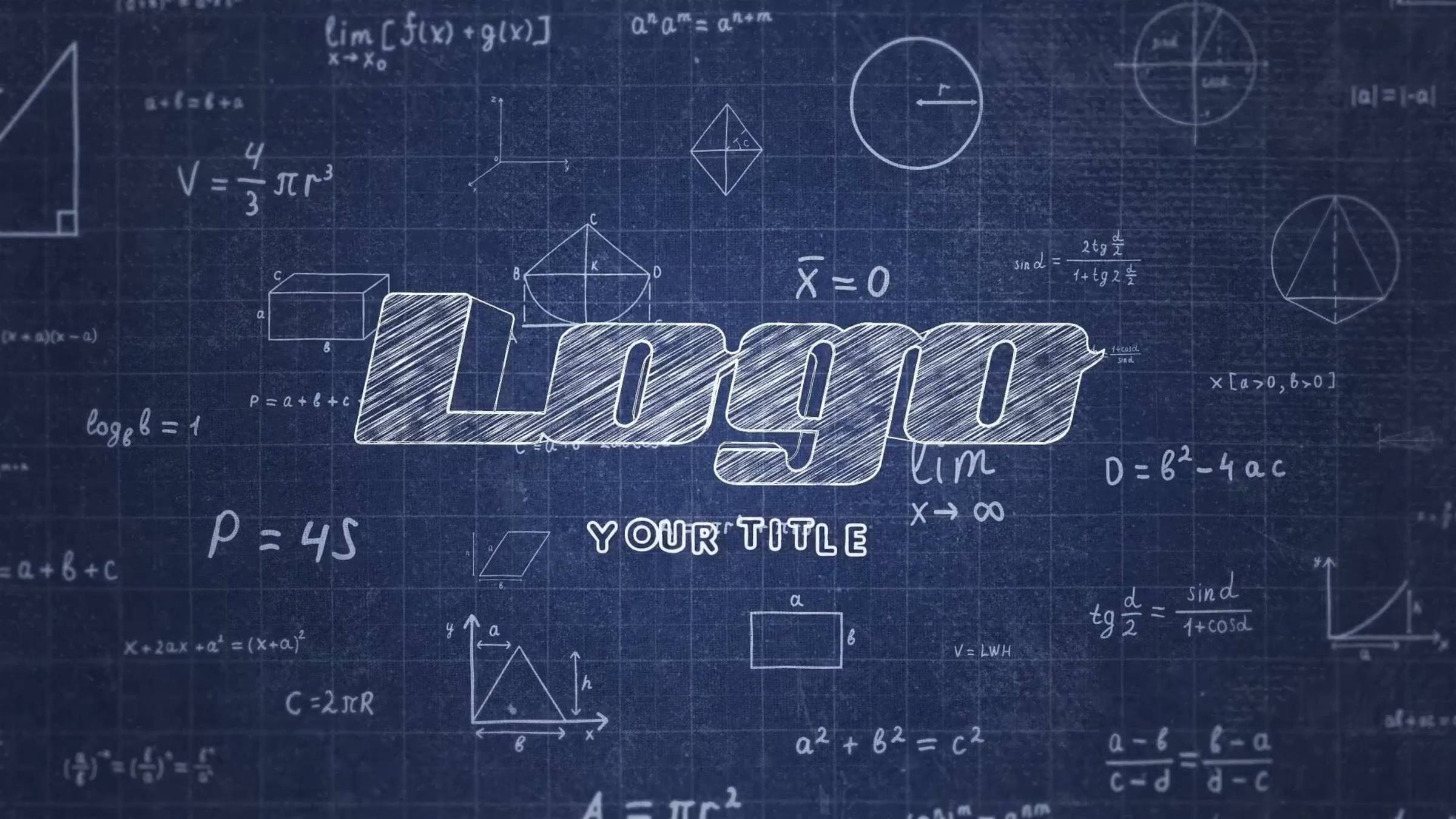 Интро Школьное 4 Заставка для вашего логотипа и текста Монтаж видео на заказ. Пример