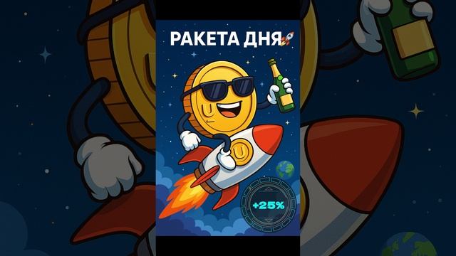 Ракета дня 🚀 Эта монета рвёт рынок!