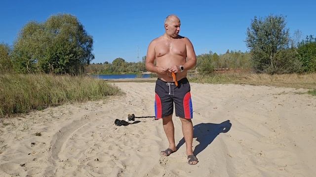 КОП НА ДИКОМ ПЛЯЖЕ поиск золота и серебра металлоиска?