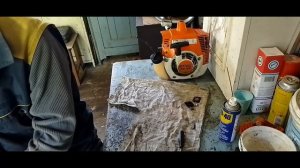 Бензокоса штіль фс 120.Ремонт / регульовка карбюратора ?