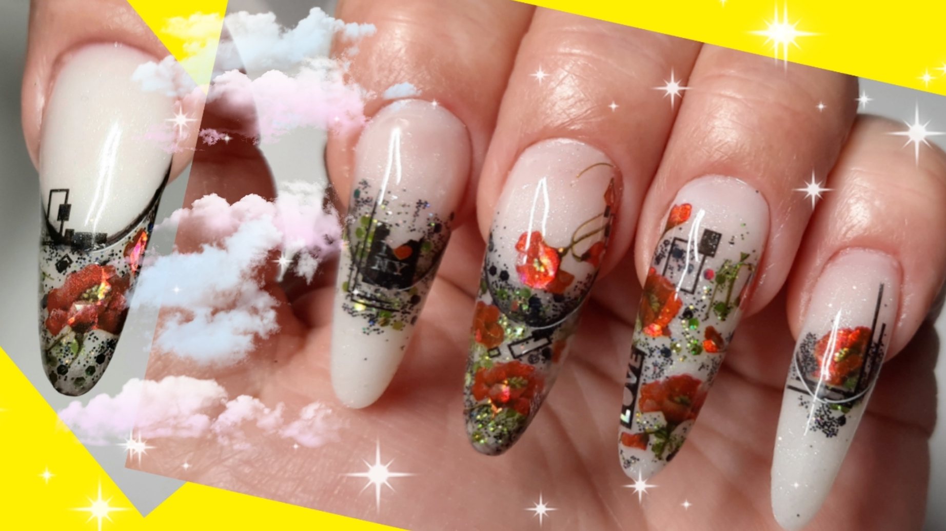 *668*Сама себе мастер!Гелевые типсы с дизайном из Верхних форм. смотреть онлайн