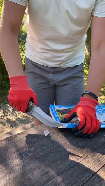 Проверка сохранившейся заточки после теста! Нож ручно смотреть онлайн