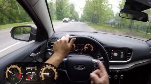 Lada Vesta 1.6 AT - что может меньший Обьем? Разгон от 0 до 100