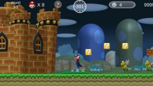 Super Mario two hd #1 прохождение 1 части, 4 мира пройдено