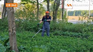 Тест-драйв бензиновой мотокосы VILLARTEC CB 242B и её обзор.