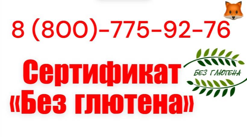 Оформление сертификата сертификат «Без глютена» смотреть онлайн