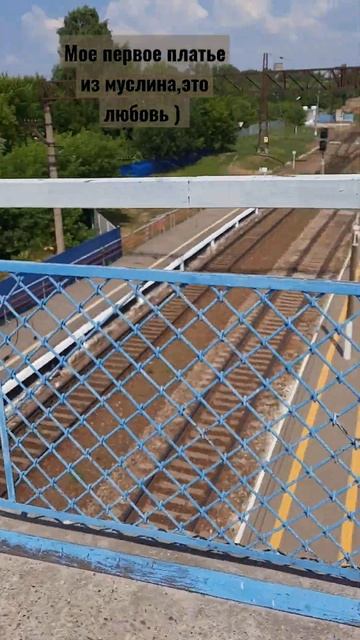 это первое платье из муслина которое я шила