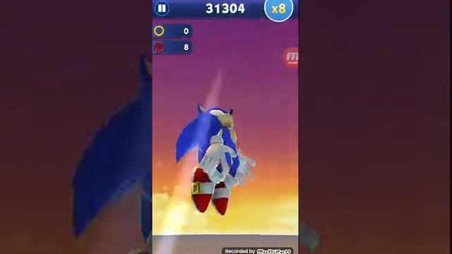 Играем в Соник даш #2