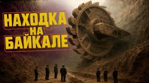 Советские геологи в 70-х нашли на Байкале объект похожий на древний экскаватор