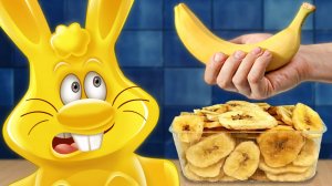БАНАНОВЫЕ ЧИПСЫ ДЛЯ ЖЕЛЕЙНОГО ЗАЙЦА ХАРИТОНА
