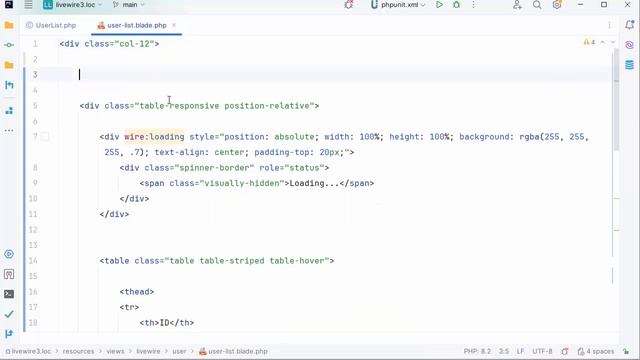 Laravel Livewire 3. Урок 13. Компонент DataTables