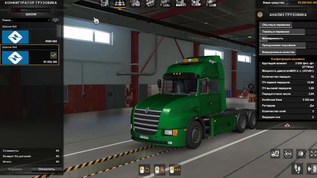 Рейс на ЮГ России в Анапу на Урале 6464 (1500Км) - Euro Truck Simulato смотреть онлайн