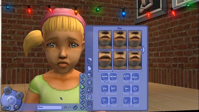 Christmas 7 DAYS CAS Sims 2 #2  ,,Новогодний ребёнок,,