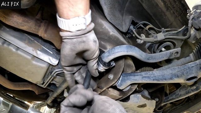 замена втулок стабилизатора и стоек стабилизатора ... C