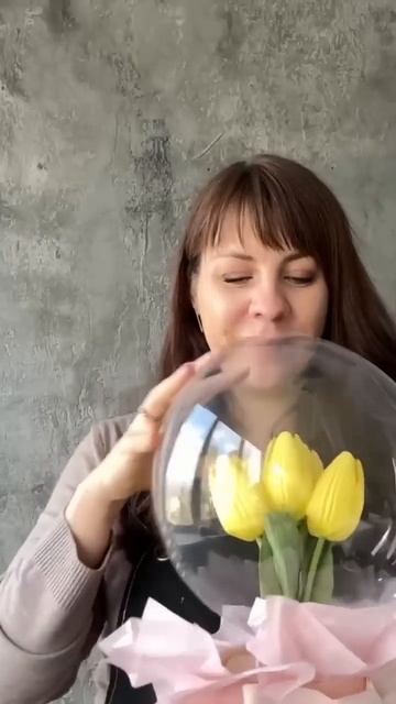 ТЮЛЬПАНЫ ДЛЯ ПОДАРКА НА 8 МАРТА И ЛЮБОЙ ПРАЗДНИК МАМЕ БАБУШКЕ #подароксвоимируками #декор смотреть онлайн