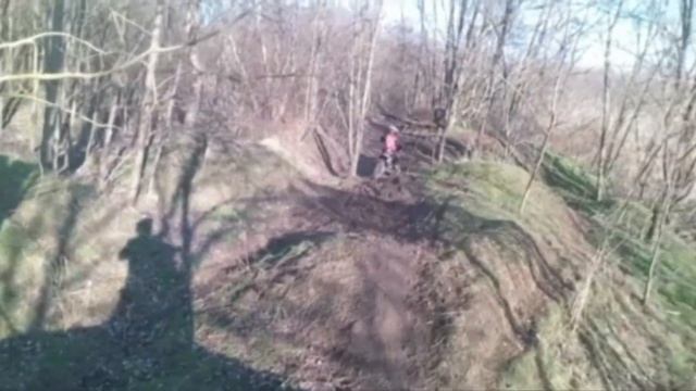 Покатушки по лесу на мотиках