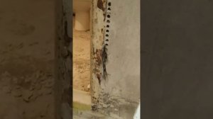 Демонтаж удаление металлической дверной коробки/кося