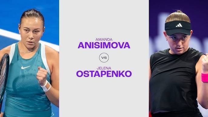 15.02.2025. Аманда Анисимова - Елена Остапенко. WTA Doha. Amanda Anisimova - Jelena Ostapenko смотреть онлайн
