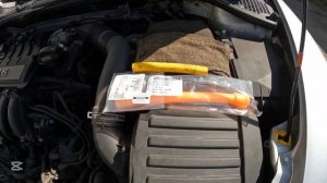 Замена направляющей масляного щупа 1.6 bse Шкода Октавия