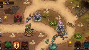 Прохождение kingdom rush vengeance|Только юниты и казармы