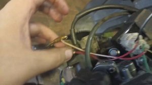 проводка для запуска двигателя на скутере 50-150 кубов