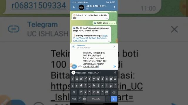 PUBG MOBILE da Tekinga UC🤑ishlash/текин УС ишлаш/Ishlashiga garantiya.Bot nomi opisa смотреть онлайн