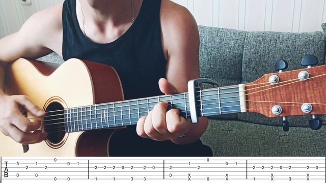Тати (Tanin Jazz) - Виртуальная любовь (Я знаю твой телефон) | 3 уровня сложности на гитаре + табы смотреть онлайн