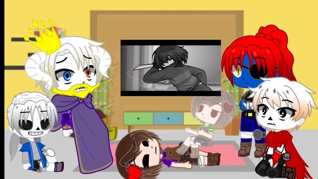 реакция андертейл на :murder time trio" (2/4) смотреть онлайн