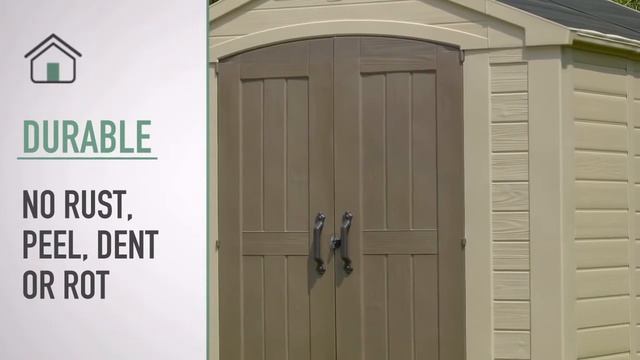 Пластиковый сарай FACTOR 8*8 смотреть онлайн