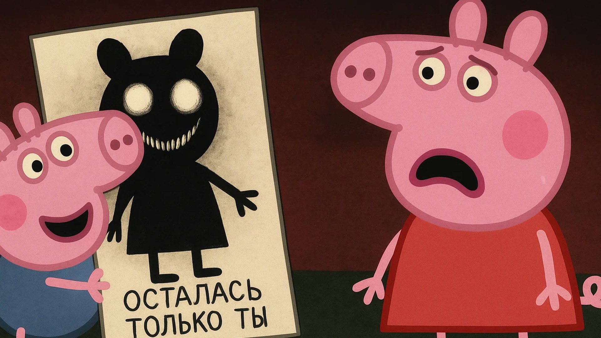 Свинка Пеппа — Страшная серия «Неправильный рисунок» которую удалили с эфира