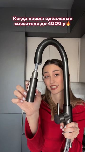 Находка для кухни - смесители с выдвижной лейкой из не?