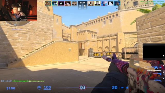AUNKERE, N0RB3R7 И TRIED ПОПАЛИСЬ ПРОТИВ KYOUSUKE НА FACEIT!! АУНКЕР VS СЕ смотреть онлайн